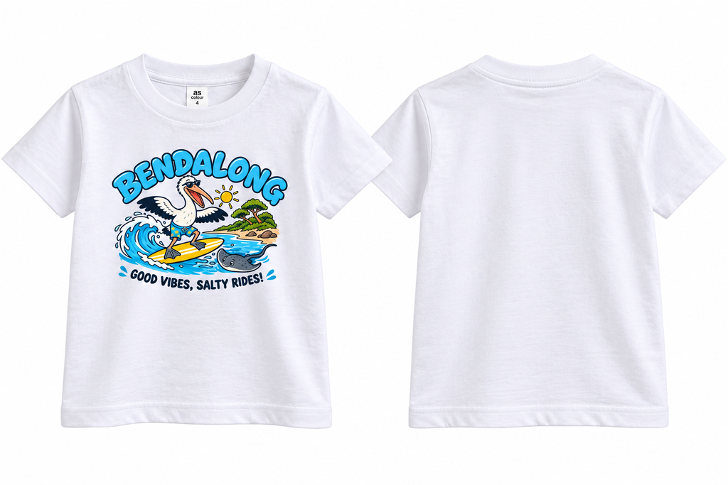 Bendalong surfing Pelican Tee