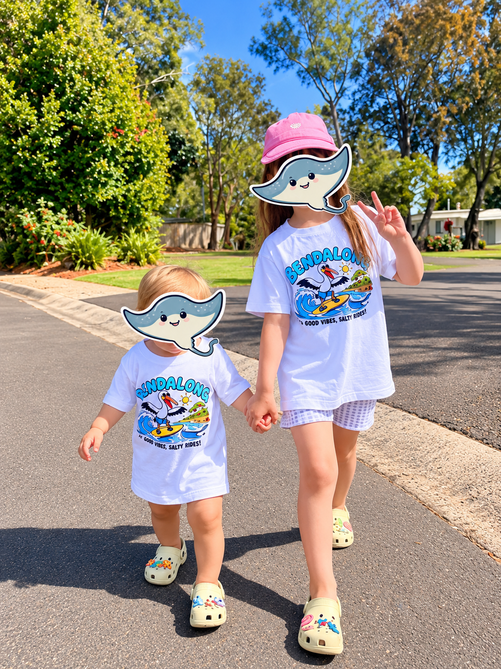 Bendalong surfing Pelican Tee